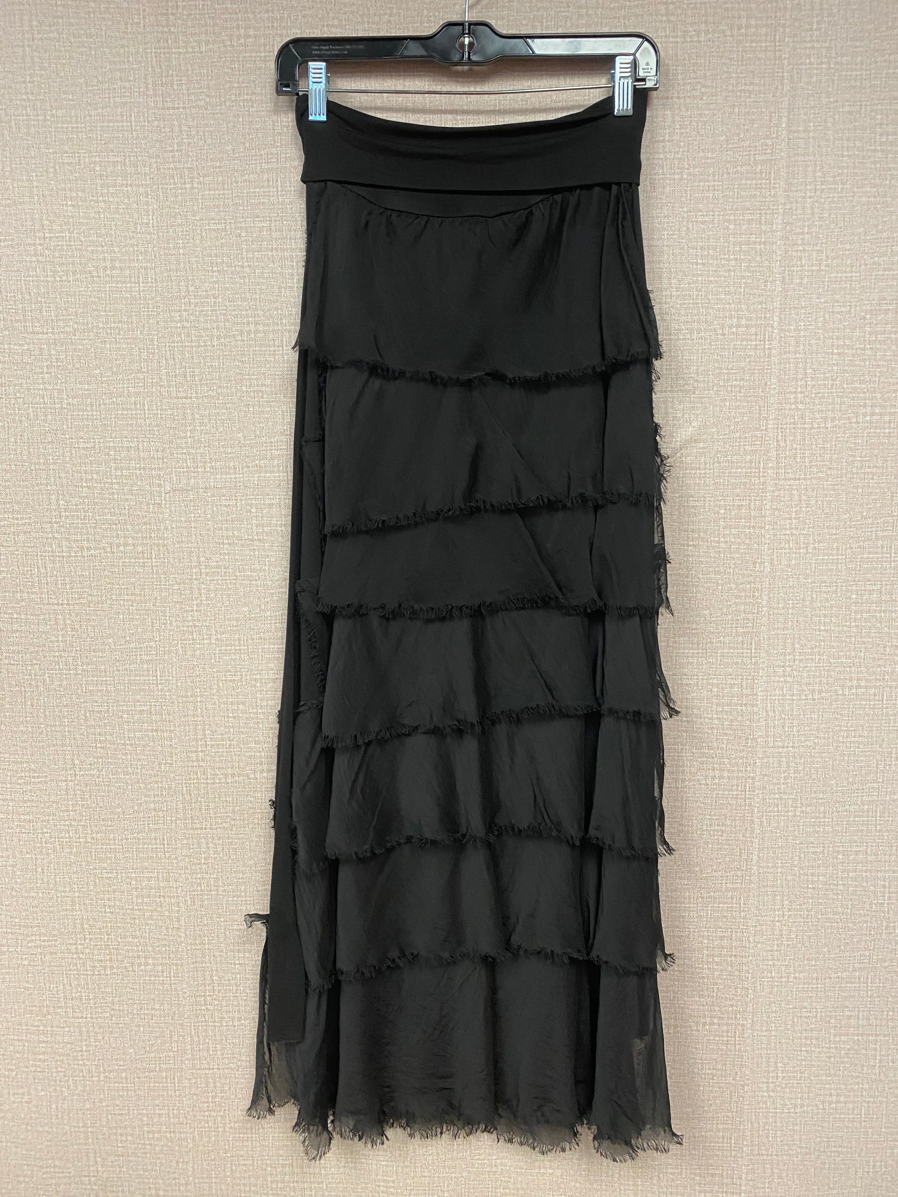 Italian Silky Layered maxi Skirt