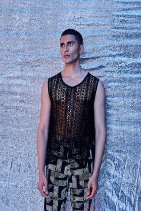 Lace Slipon Vest