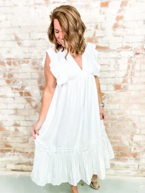Lenora Textured Midi Dress - FINAL SALE