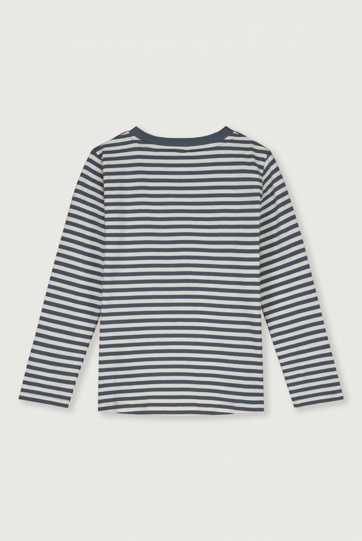 L/S Tee | Blue Grey - Off White
