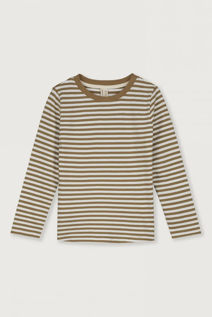 L/S Tee | Peanut - Off White