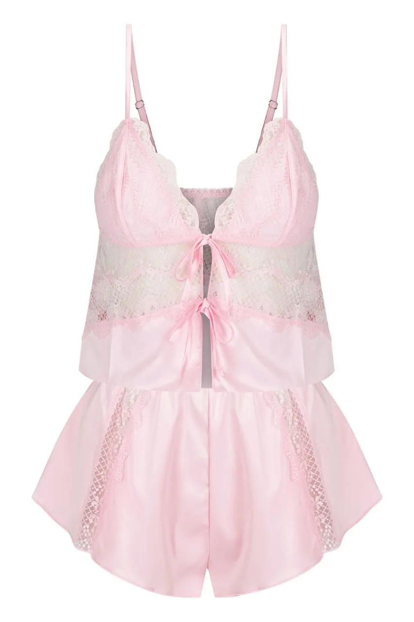 Lucille Set Flamingo Pink