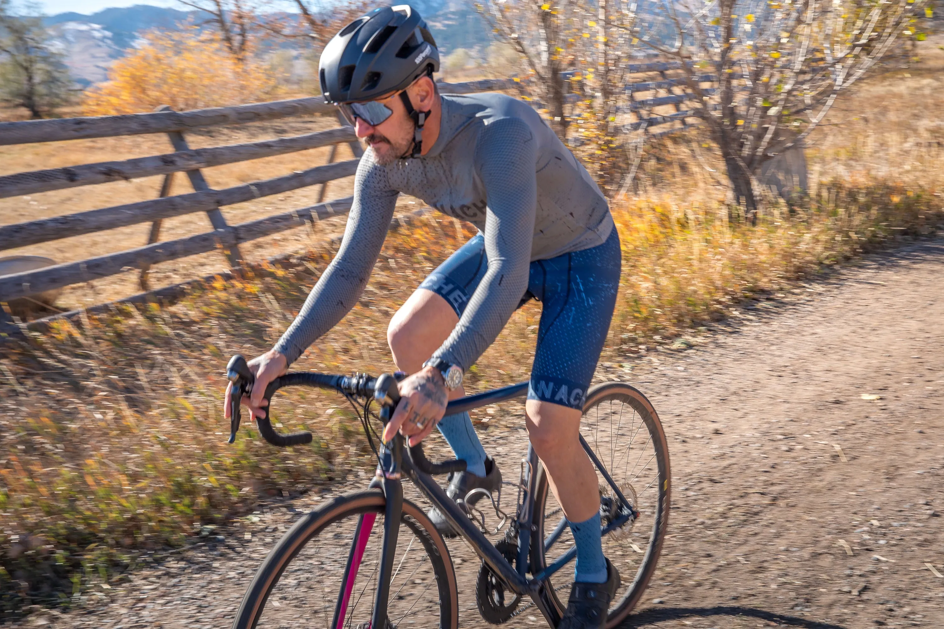 M's Speed Air LS Jersey - Grunge Pave