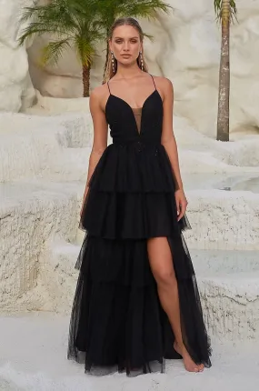 Muriel Layered Tulle Formal Dress