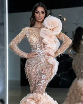 Muzè  Elegant Stone-Encrusted Tulle Ballgown