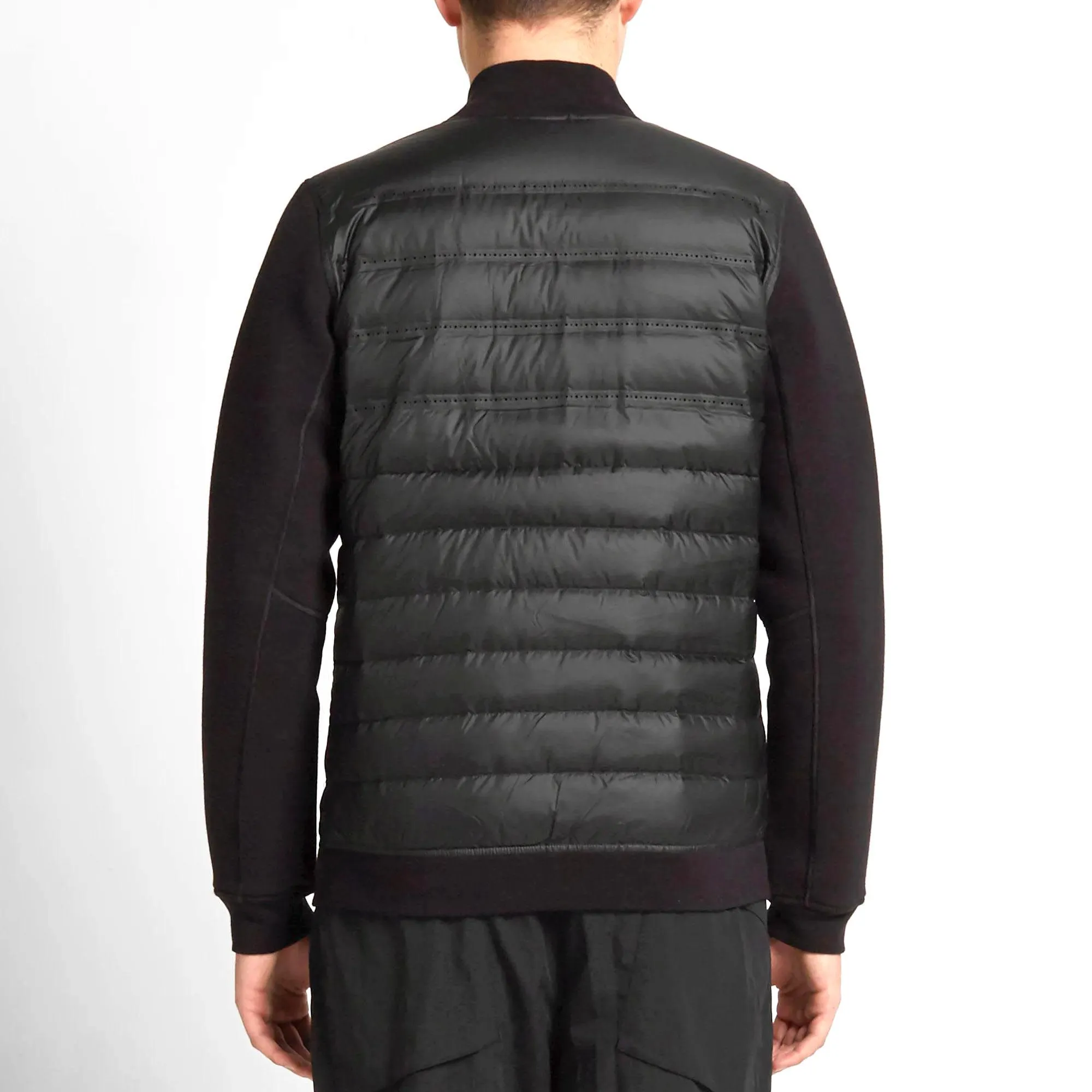 Nike Tech Fleece Aeroloft Bomber Full Zip Men's Jacket Black
