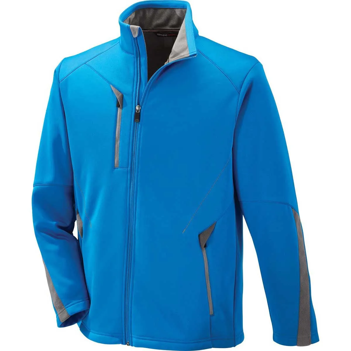 North End Men's Olympic Blue Escape Bonded Fleece Jacket