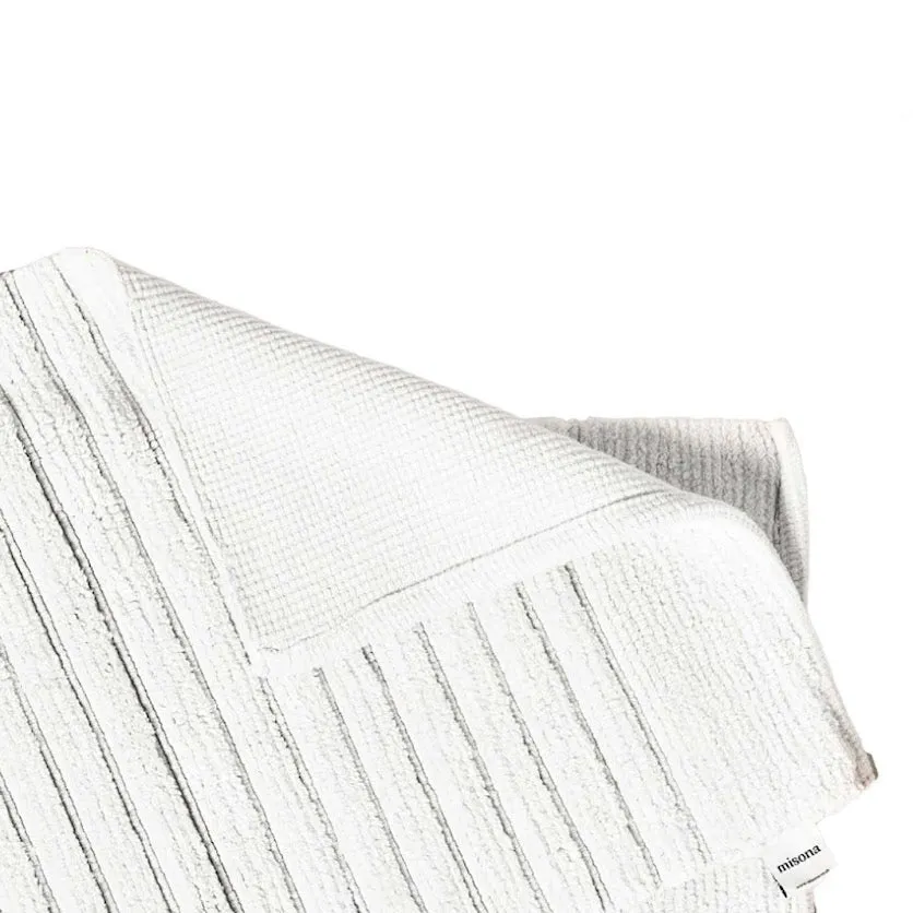Organic Cotton Bath Mats / White