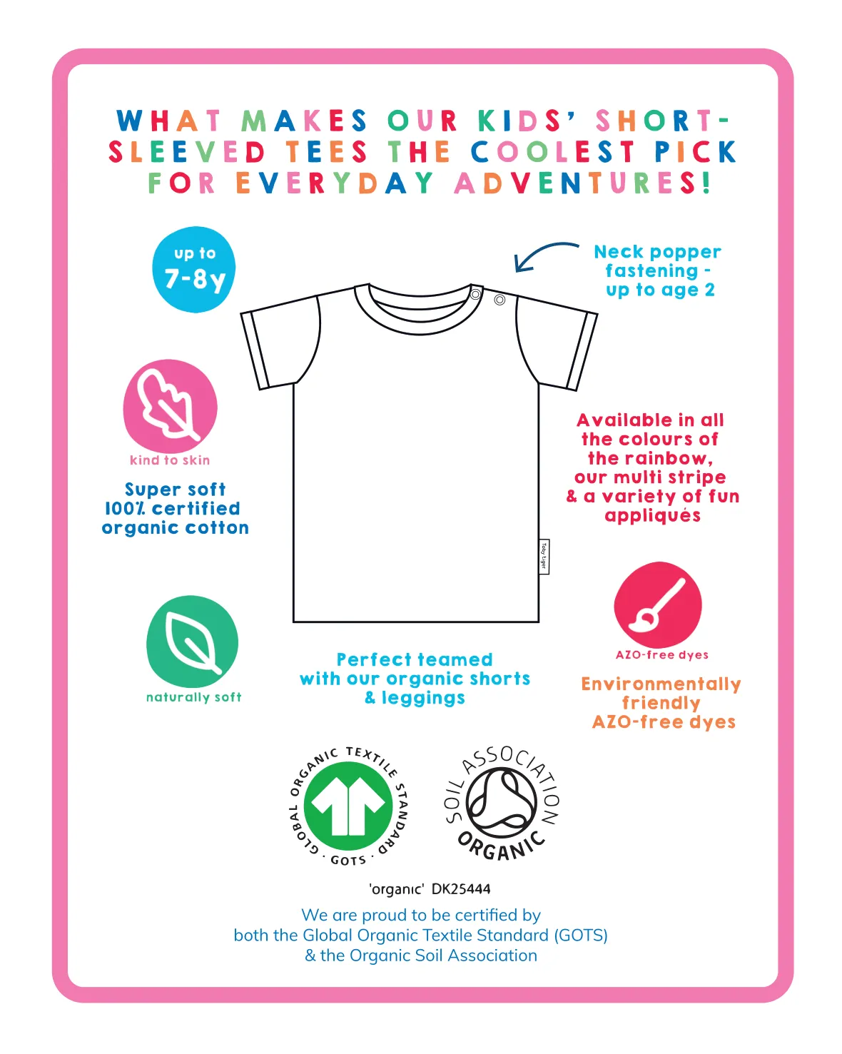 Organic Parrot Print T-Shirt