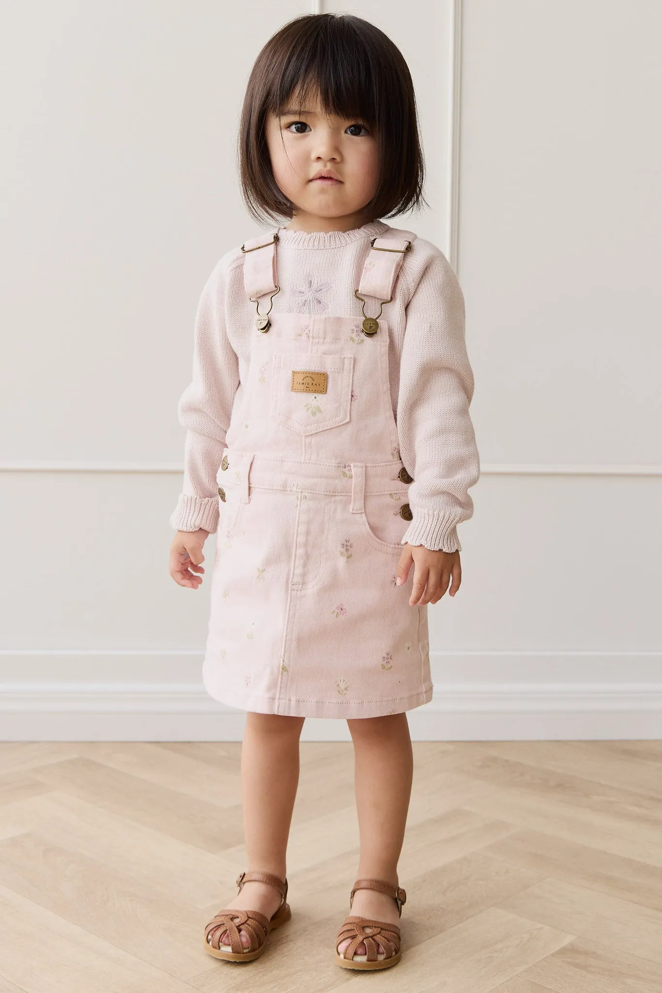 Overall Dress - Carissa Mauve Large