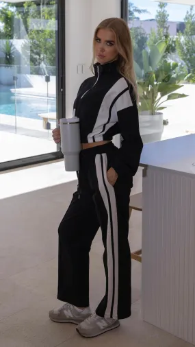 Racer Track Pants Black
