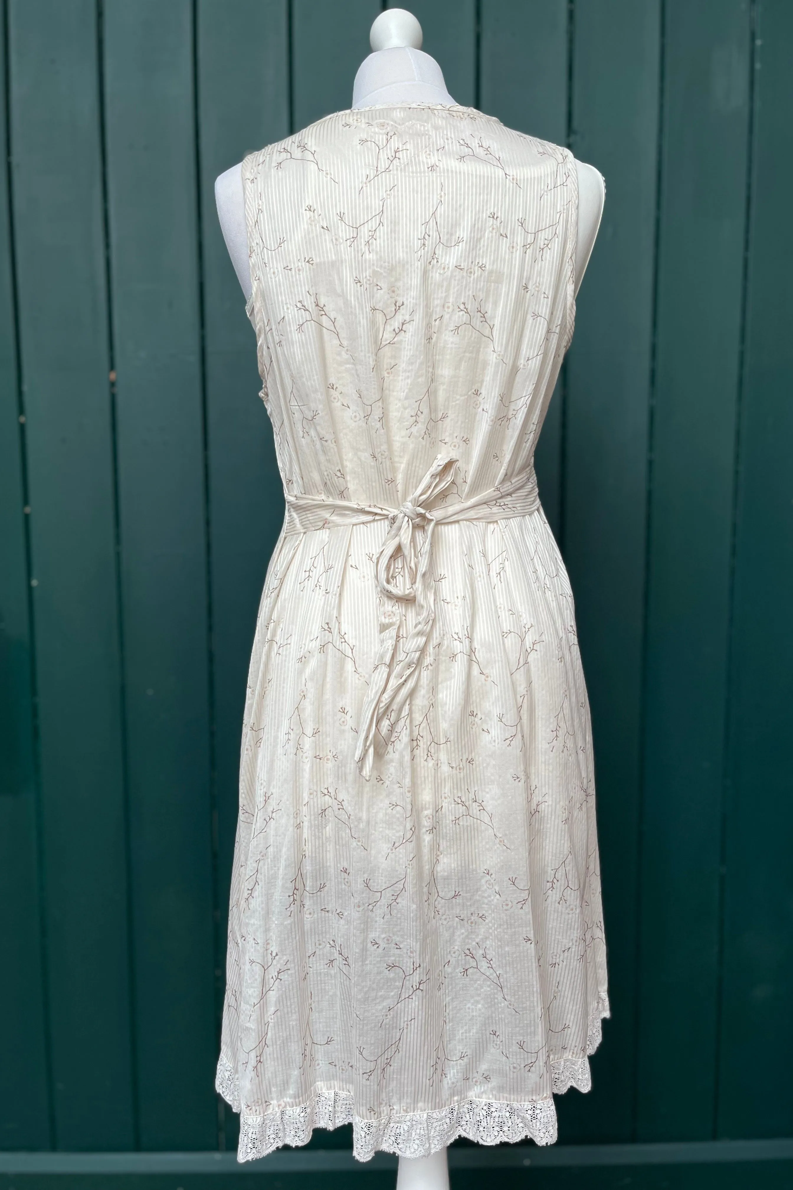 Re-Wear By Ti-Mo Lace Trim Sundress with Cream Slip