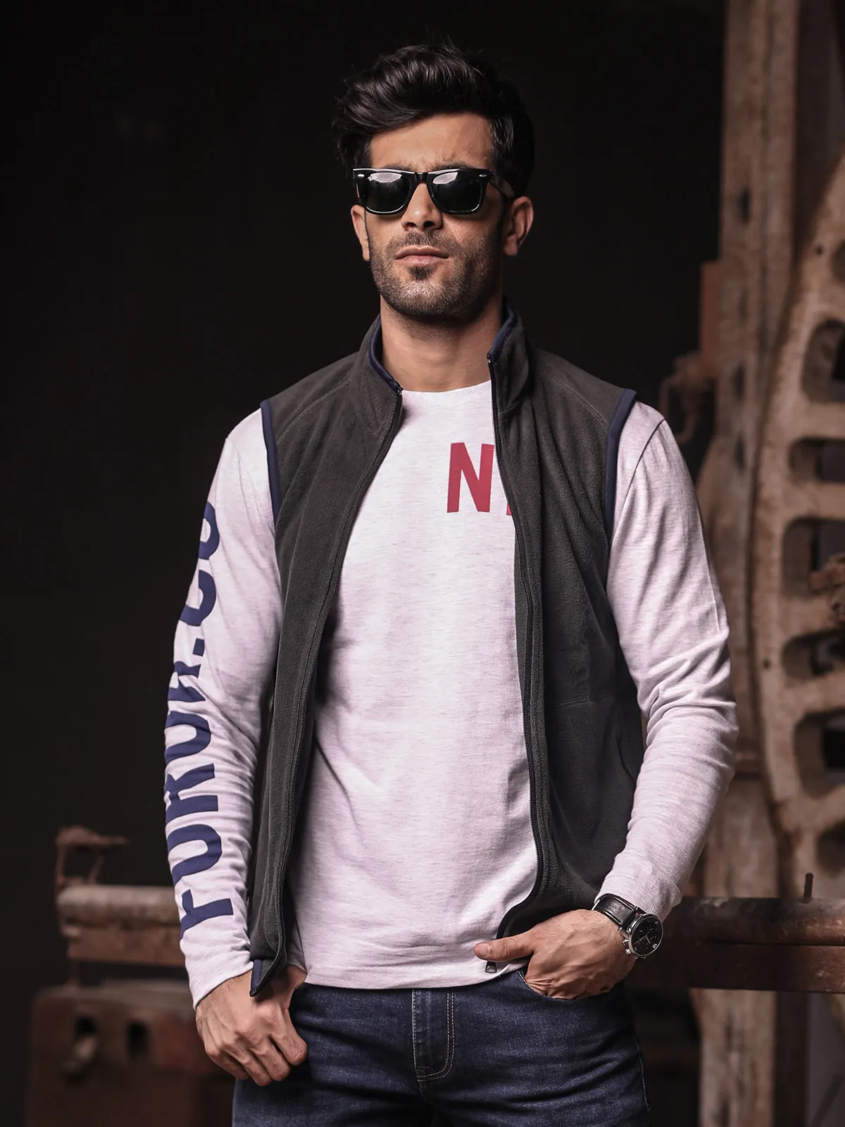 Regular Fit Crew Neck Sweatshirt - FMTSWT17-17212