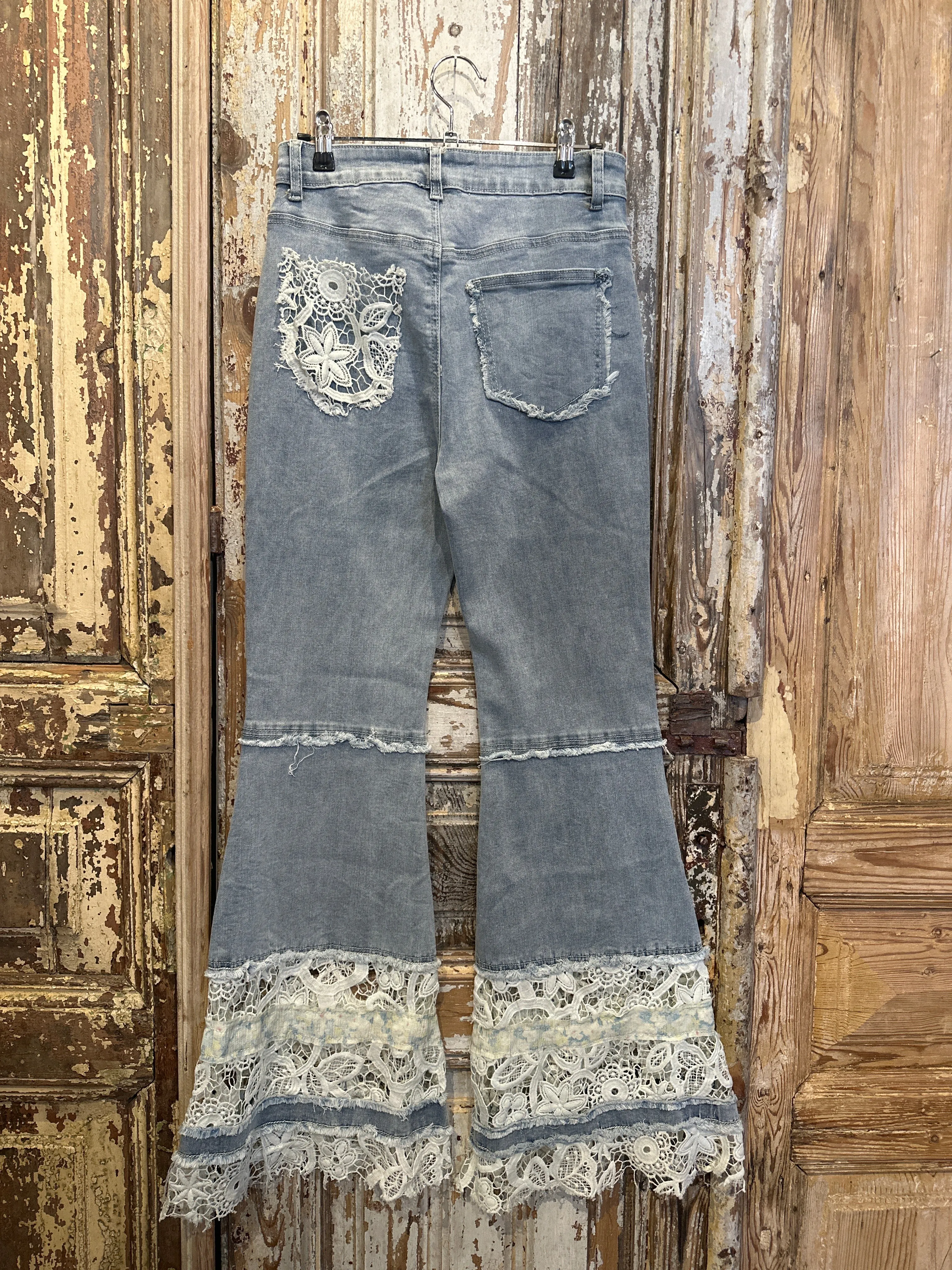 See Thru Lace Flares