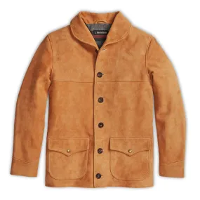 Shawl Collar Suede Jacket