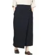 Slit Flared Skirt Pants