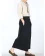 Slit Flared Skirt Pants