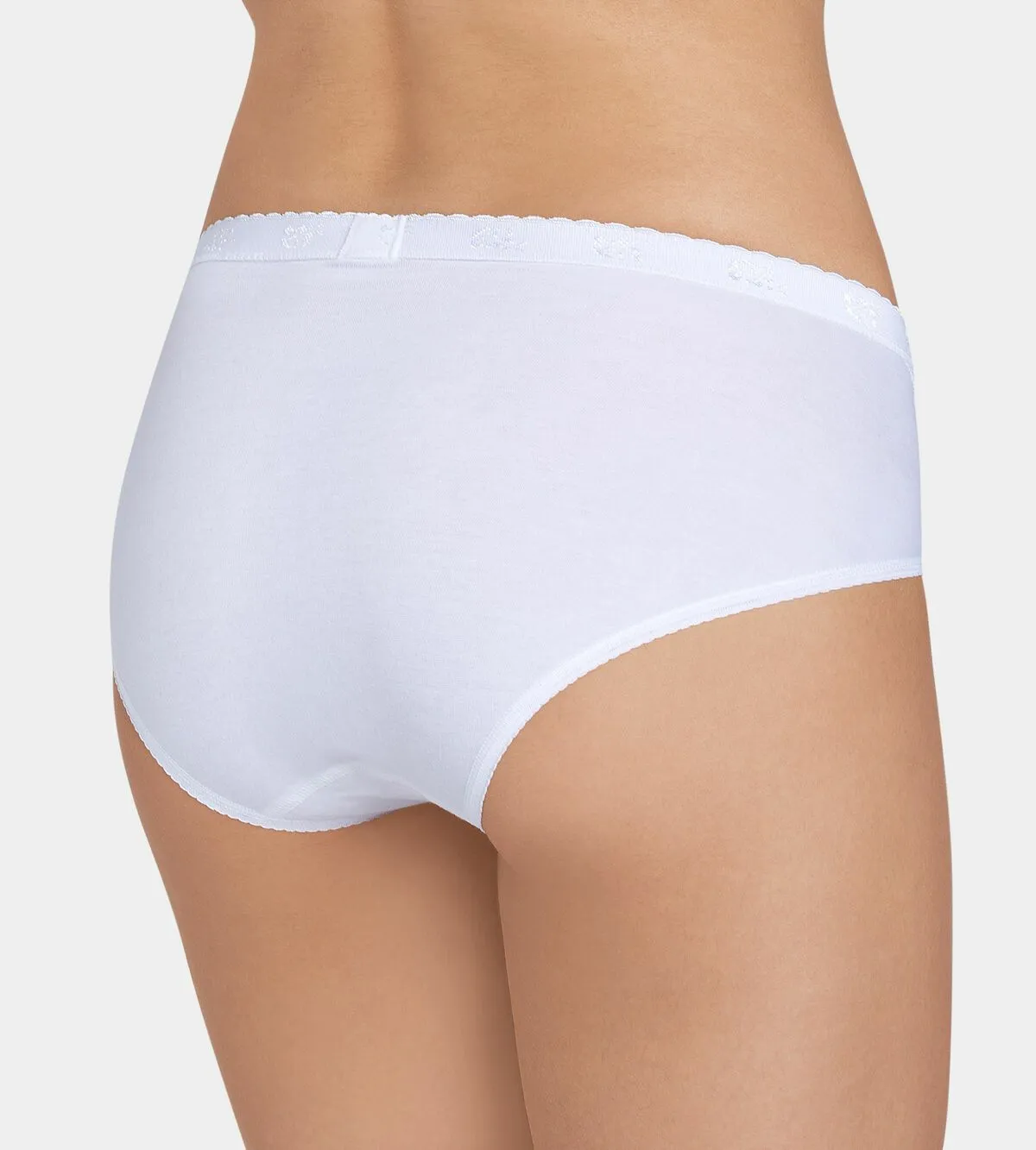 sloggi Chic Midi 2P WHITE
