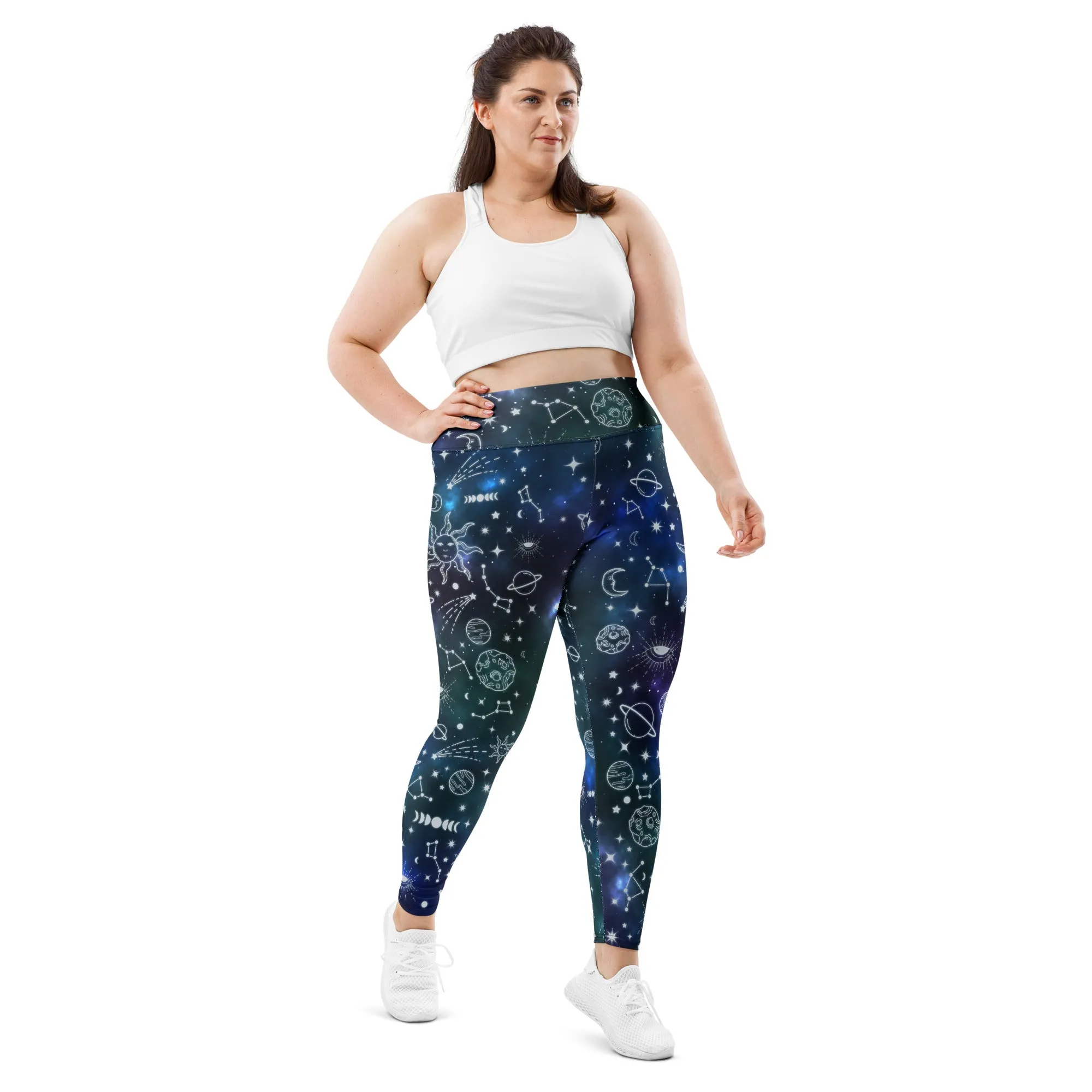 Spiritual Doodles Plus Size Leggings