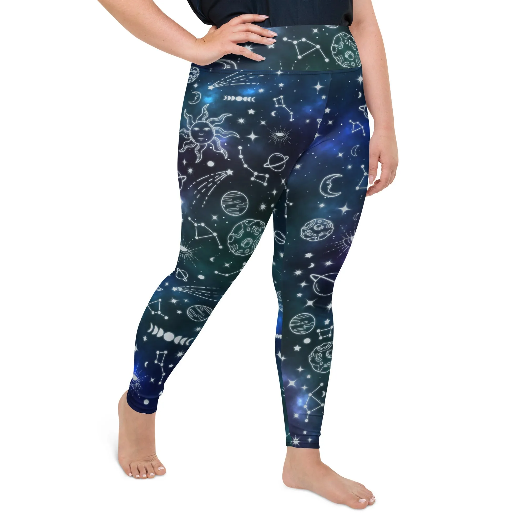 Spiritual Doodles Plus Size Leggings