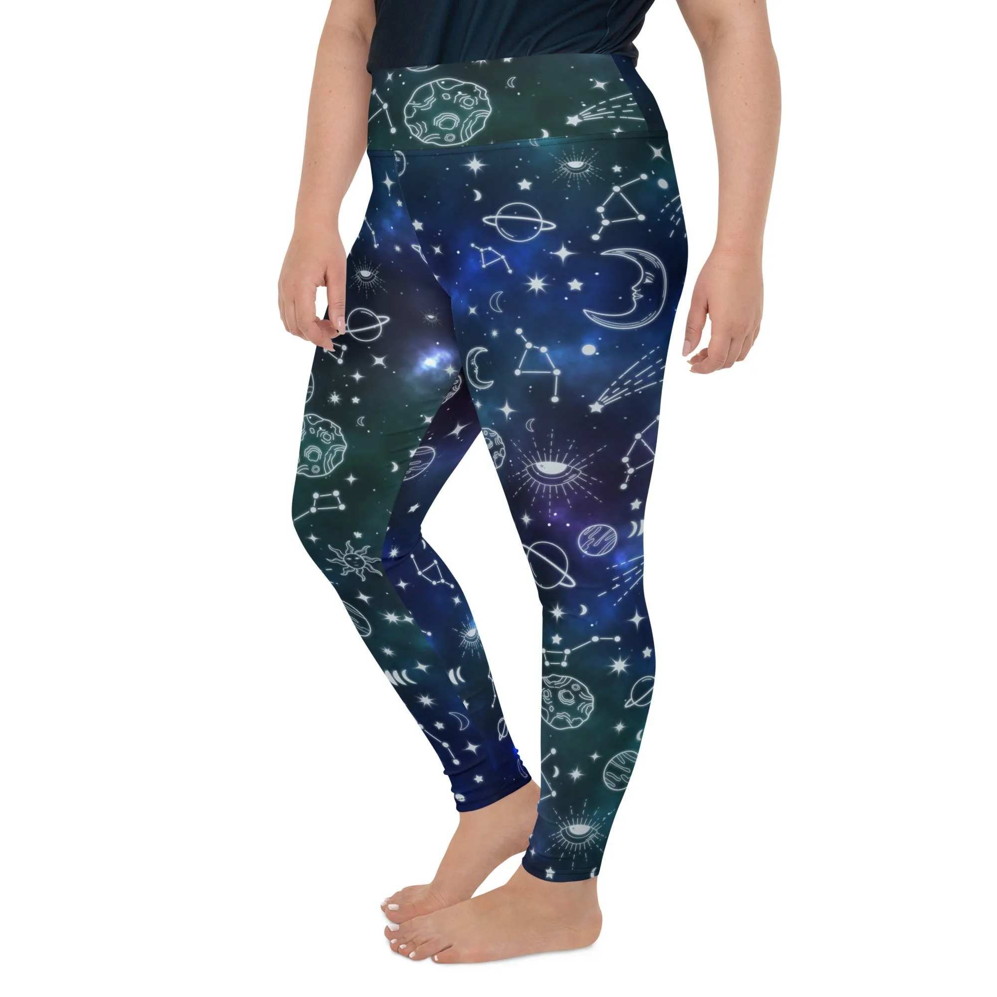 Spiritual Doodles Plus Size Leggings
