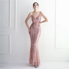 Statement Shine Long Layered Dress
