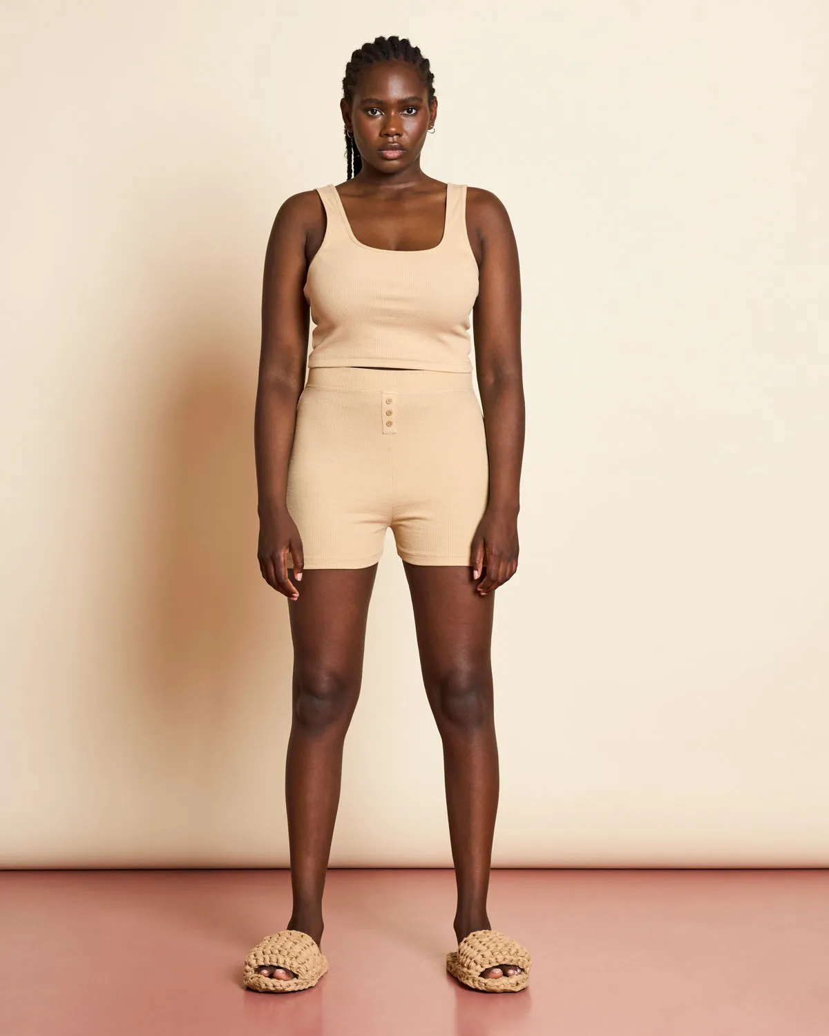 TIGHT SHORTS HEKLA STONE