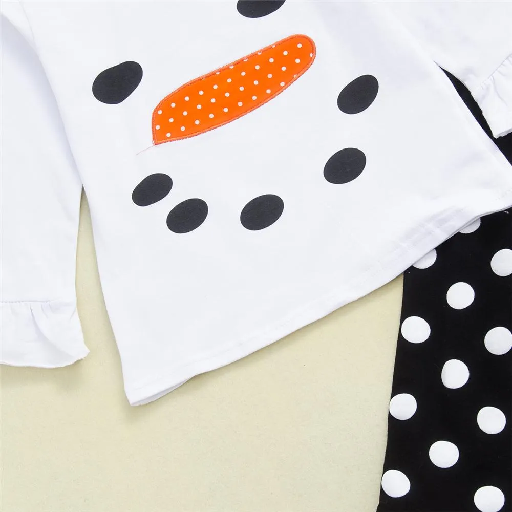 Toddler Girls Polka Dot Long Sleeve Top & Flared Pants Toddler Girls Wholesale
