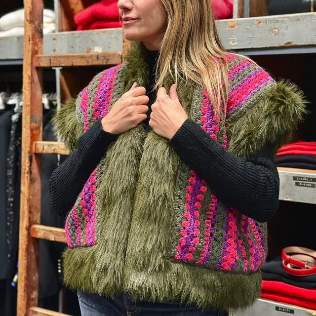 TU LIZE' Gilet Crochet 6650
