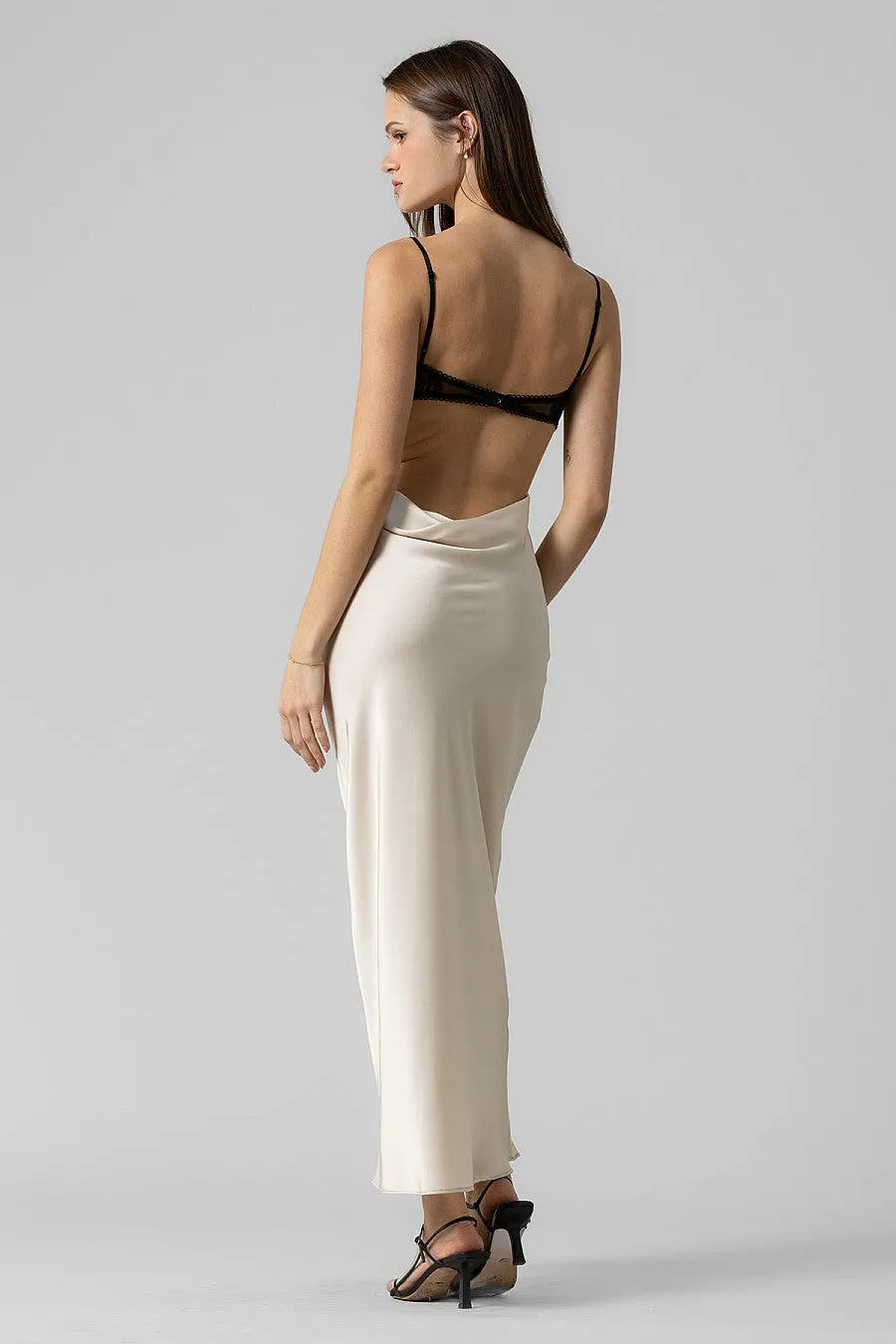ViV Satin Maxi Dress