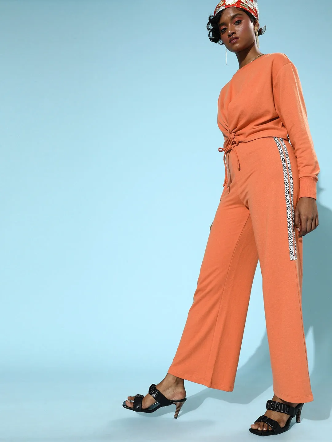 Women Coral Terry Animal Tape Wide