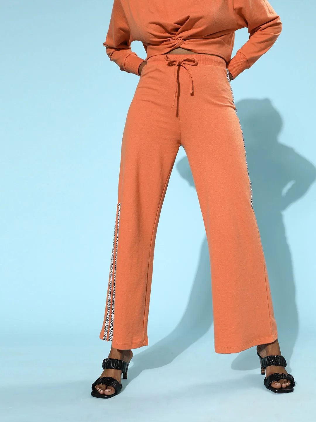 Women Coral Terry Animal Tape Wide
