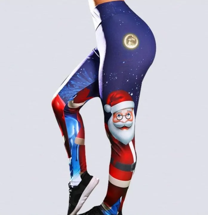 Women's Elastic High Waist Fitness Leggings