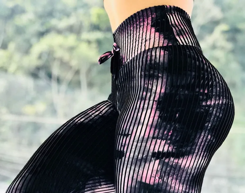 Women's Elastic High Waist Fitness Leggings