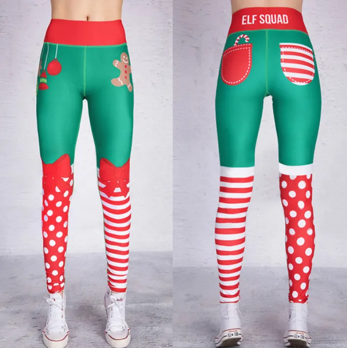 Women's Elastic High Waist Fitness Leggings