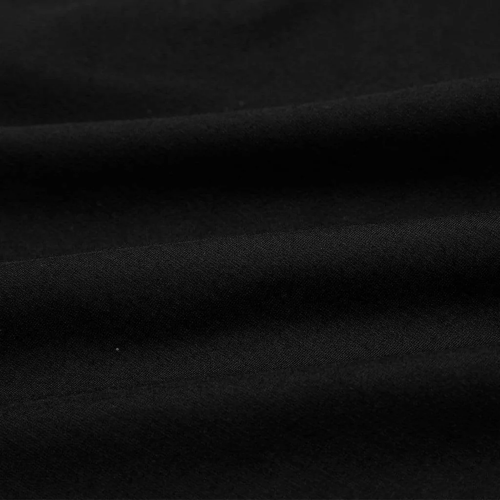 Women's Grunge Two-piece Slip Black Little Dresses