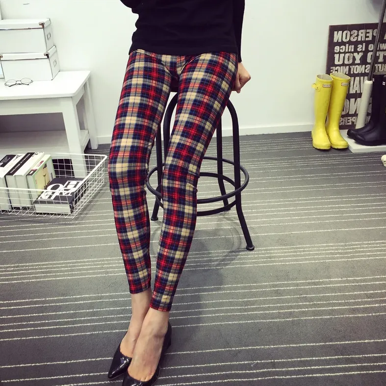 Women's Summer Casual High-Waist Leggings With Print
