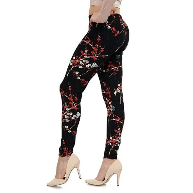 Women's Summer Casual High-Waist Leggings With Print