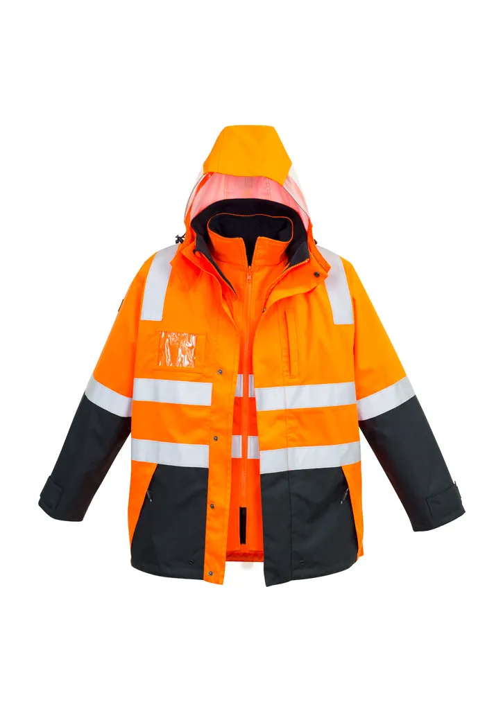 ZJ532 - Syzmik - Mens Hi Vis 4 in 1 Waterproof Jacket