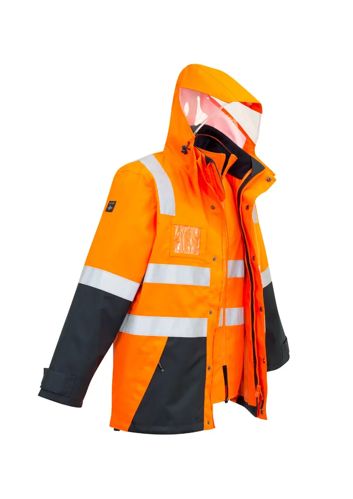 ZJ532 - Syzmik - Mens Hi Vis 4 in 1 Waterproof Jacket