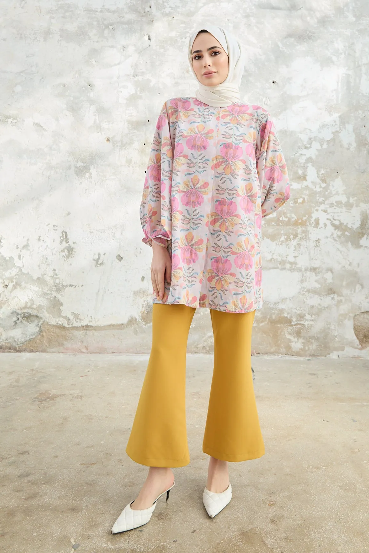 ZRF Women Spanish Flared Pants - Yellow - Cascina