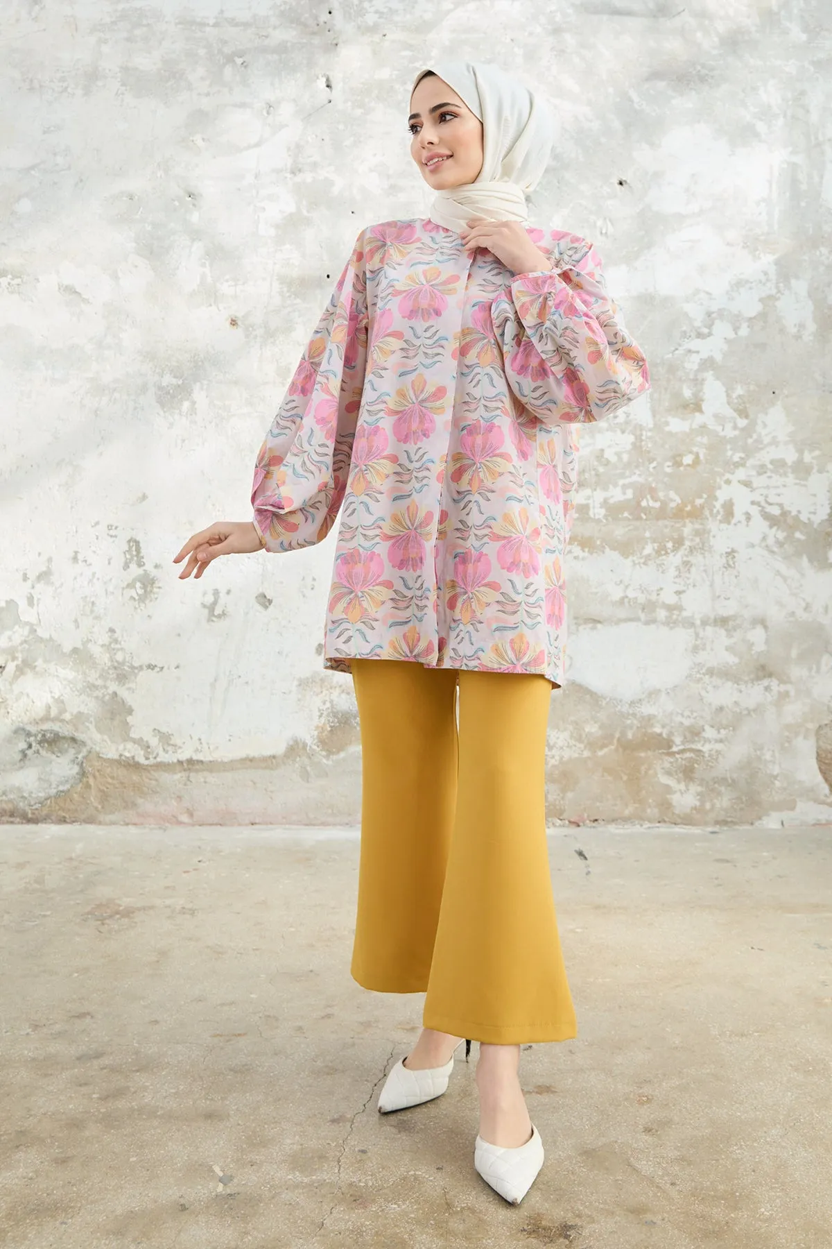 ZRF Women Spanish Flared Pants - Yellow - Cascina